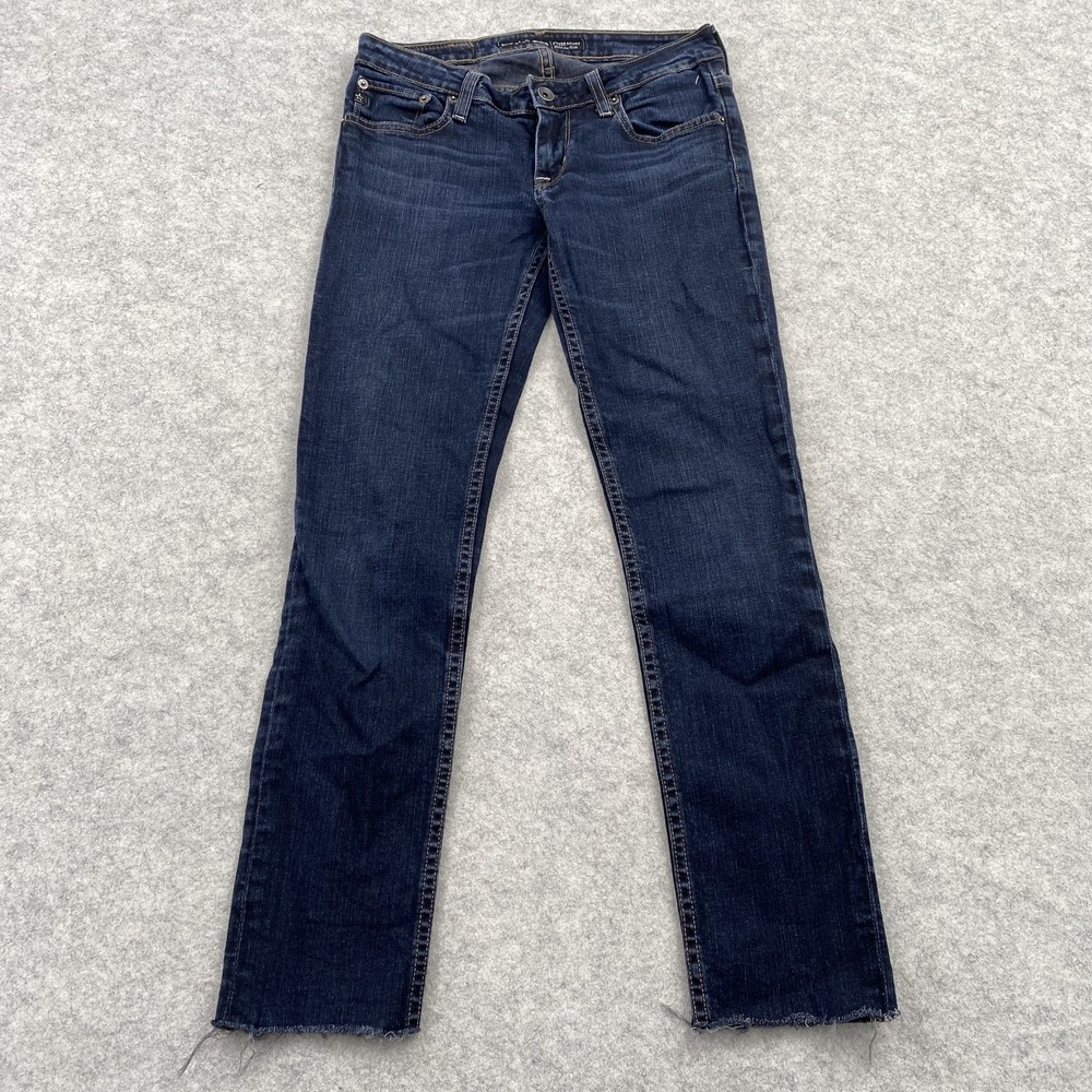 Big Star Sweet Skinny Jeans Womens 27R (28x26) Blue Dark Wash Stretch Denim
